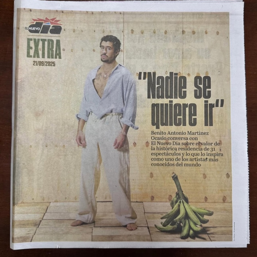 Bad Bunny El Nuevo Día Special Edition Extra “Nadie se quiere ir” interview